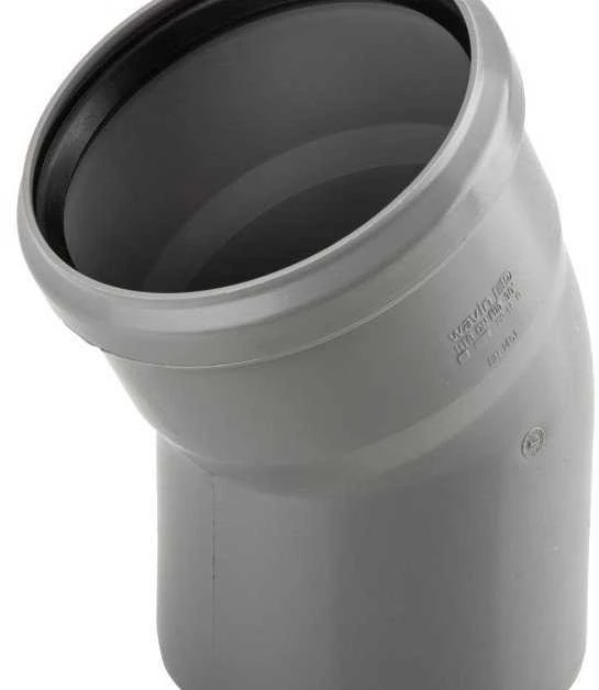Vidaus kanalizacijos alkūnė, Wavin Ø 40 mm, 30°