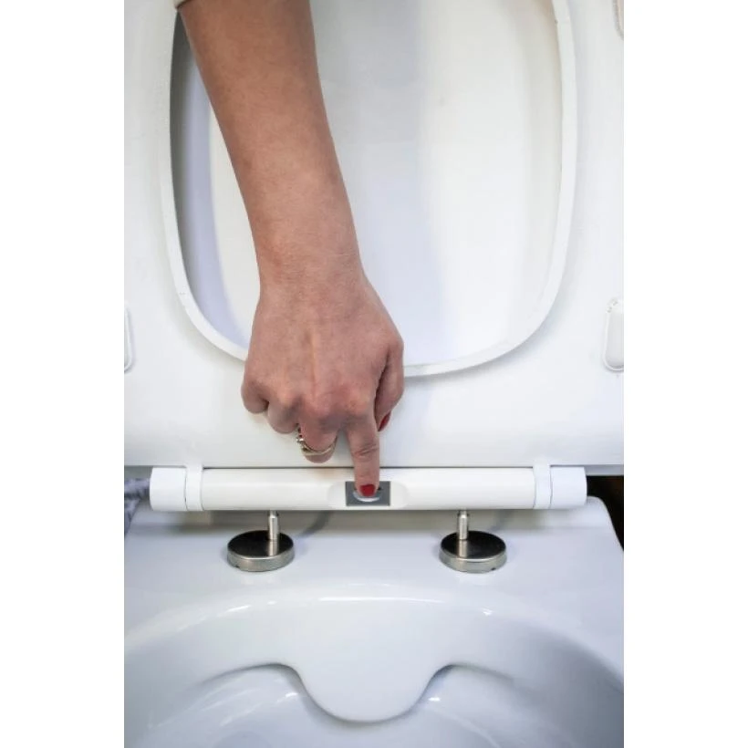 WC dangtis Cersanit, CITY SLIM DUR, kietas, lėtai nusileidžiantis