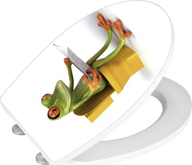 Tualeto sėdynė FROG NEWS, Duroplast, WENKO