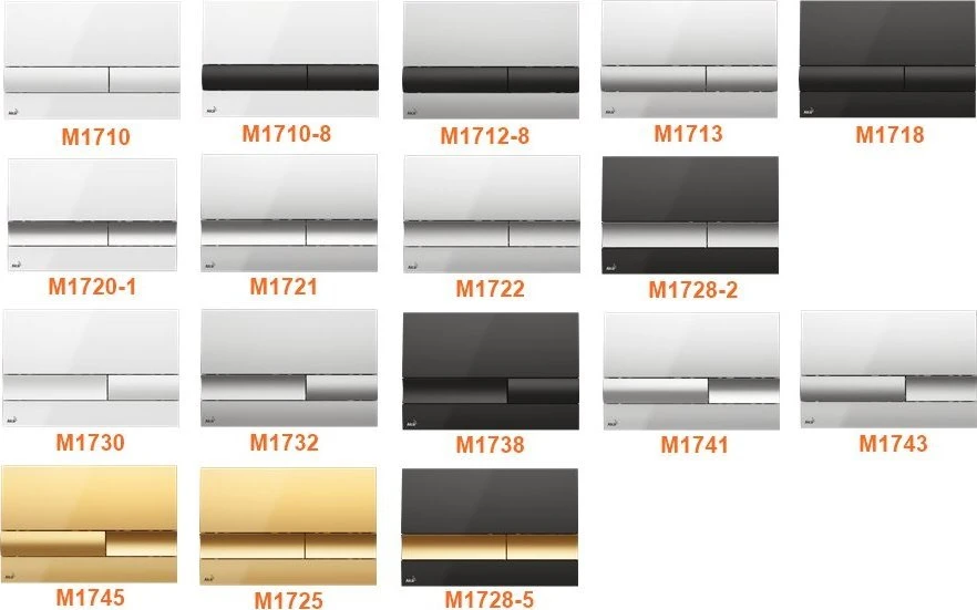 Alca plast vandens nuleidimo mygtukas Alcadrain M70, baltas