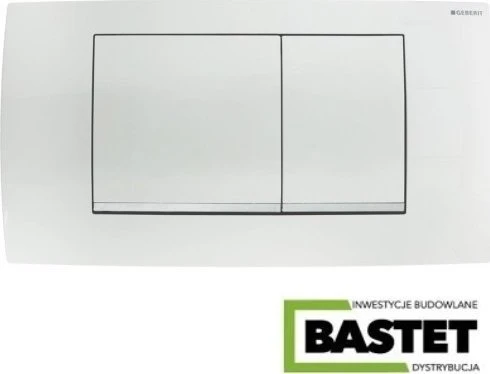 WC klavišas Geberit PRZYC. TWINLINE 30 Baltas/CHROM/Baltas // DLP.G.115.899.KJ.1