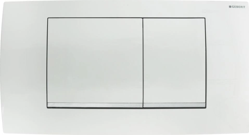 WC klavišas Geberit PRZYC. TWINLINE 30 Baltas/CHROM/Baltas // DLP.G.115.899.KJ.1