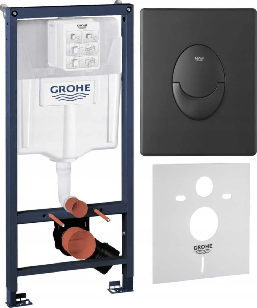 GROHE SKATE AIR - WC MYGTUKAS, Juodas