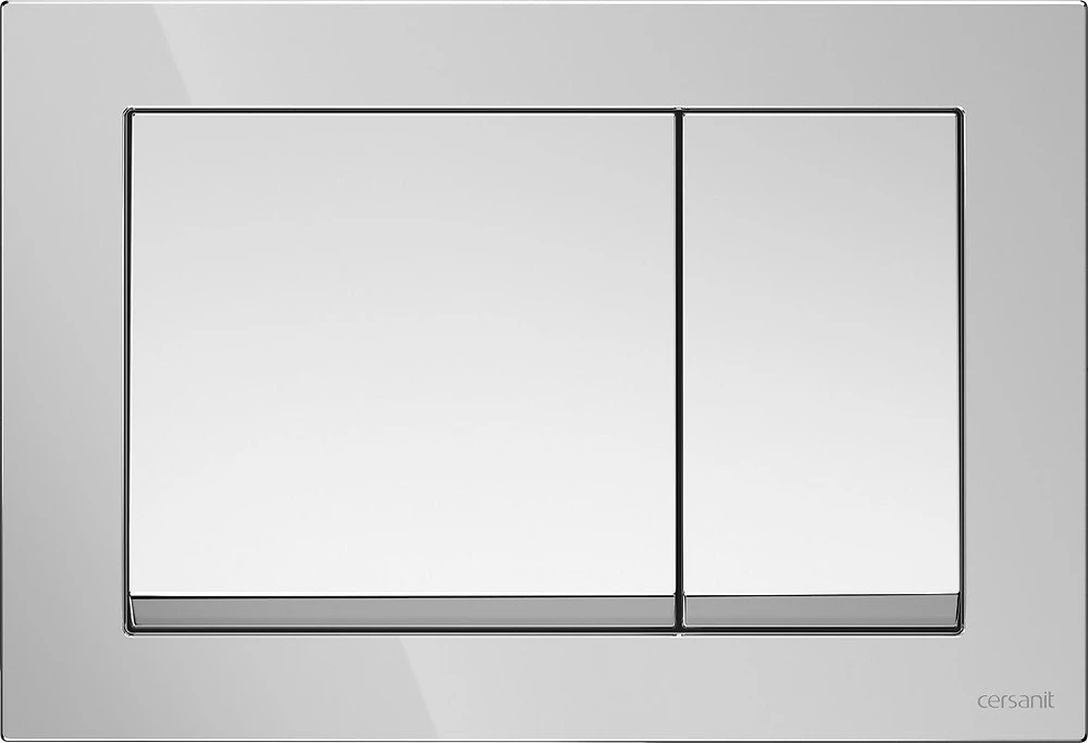 WC klavišas K97-509 / CERSANIT / ENTER II / PRZYCISK CHROM BŁYSK /
