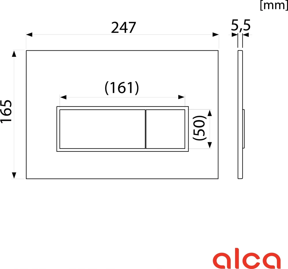 Alca plast PLONAS – PRZY.STE.DO SY.POTTON.RE.GOLD-MAT