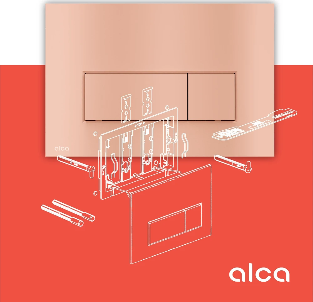 Alca plast PLONAS – PRZY.STE.DO SY.POTTON.RE.GOLD-MAT