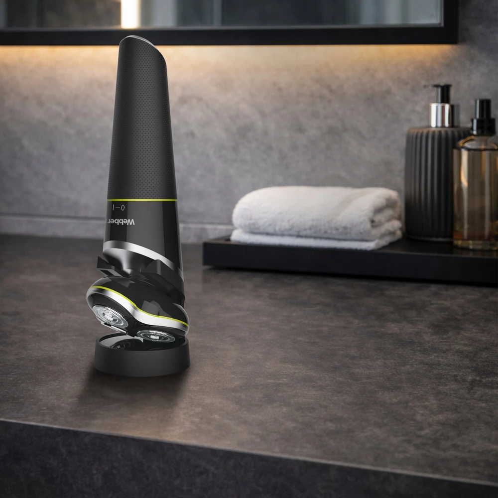 Webber Vyriška skutimosi mašinėlė Webber FIVER SXG500 5 viename barzdos ir nosies trimmeris Wet&Dry USB