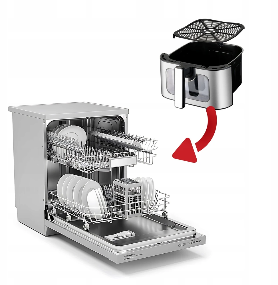 Gruzdintuvė Orkaitė be aliejaus Webber ORKAITĖ BE ALIEJAUS AIR FRYER 8L WIFI NEPRILIPANTI 10 P 2200W