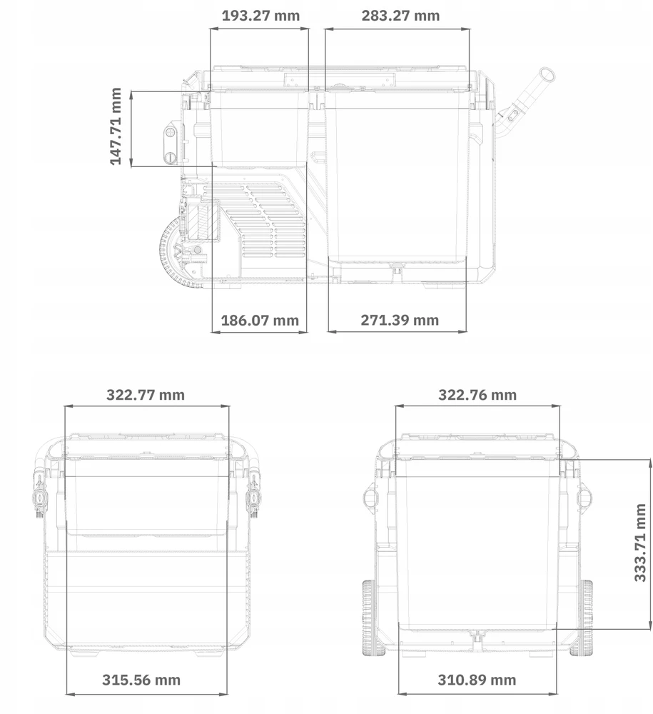 Turistinis šaldytuvas Webber SMART 40L (05LK040)