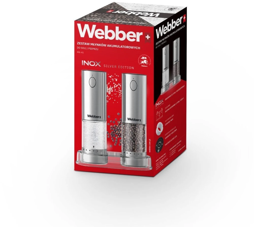Webber Elektrinis druskos ir pipirų malūnėlis