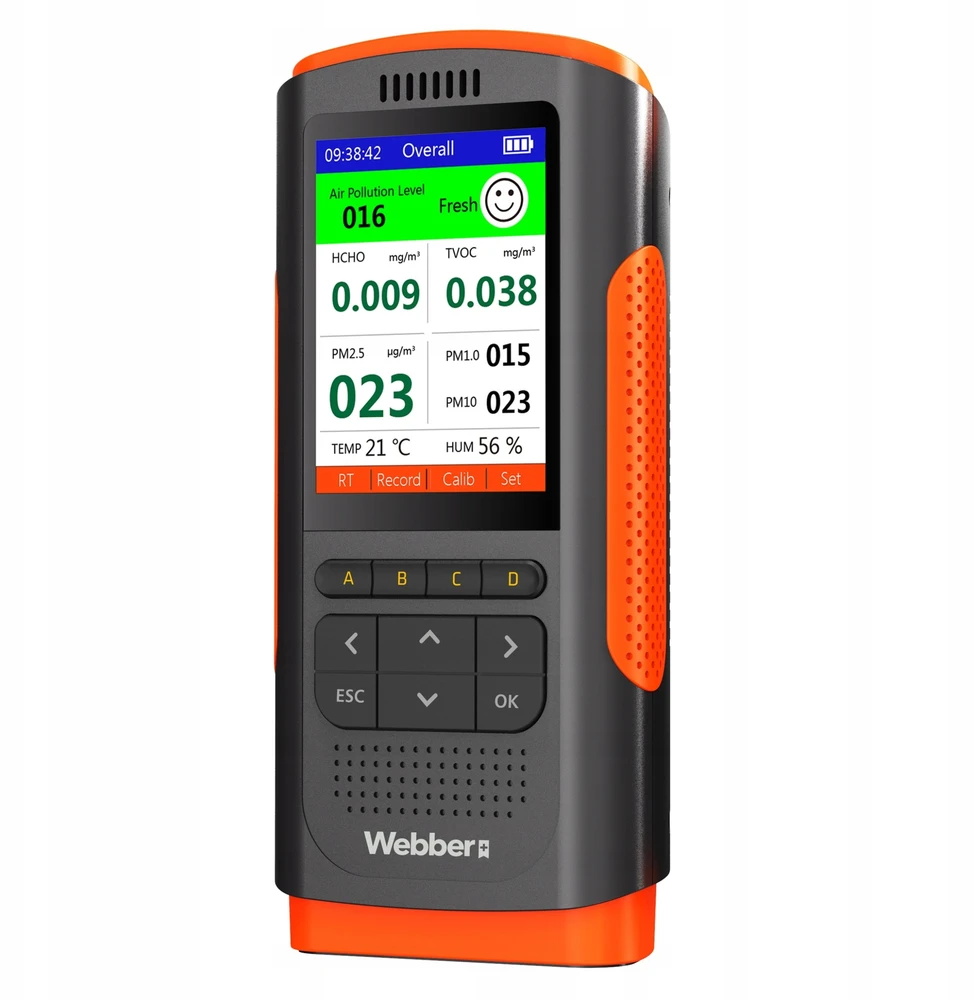 Webber Oro kokybės stotelė UP900 7in1 PM2.5 PM10 HCHO TVOC USB Webber