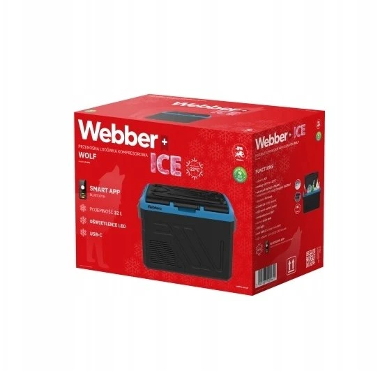 Weber Wolf 32L šaldytuvas originalioje pakuotėje