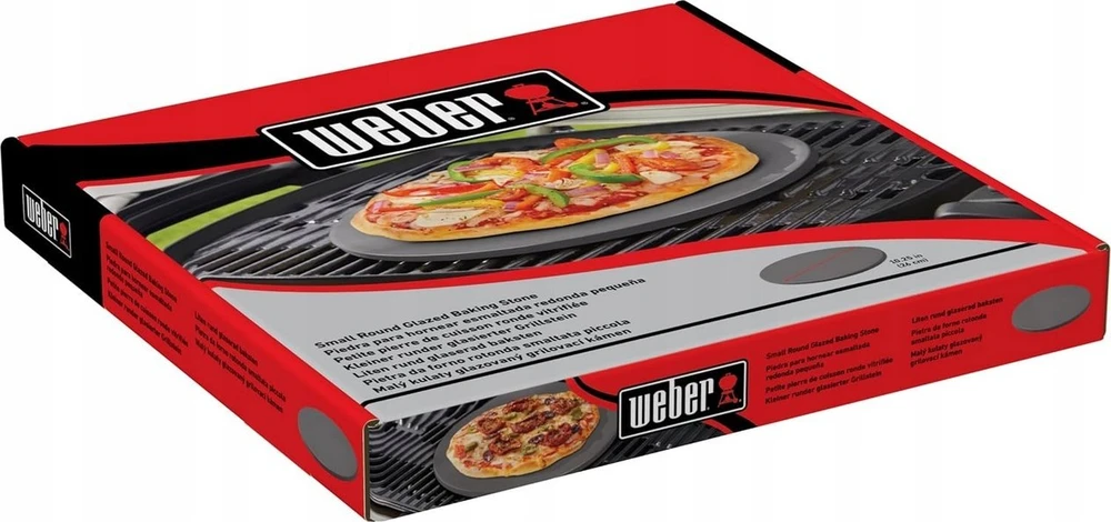 Weber mažas apvalus glazūruotas kepimo akmuo 26 cm, 18413