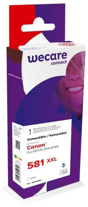 WECARE ARMOR rašalo kasetė Canon PIXMA TR7550, TR8550, TS6150, TS8150, TS6150 (CLi581XXLP.mėlynas), foto mėlyna, 12,2 ml