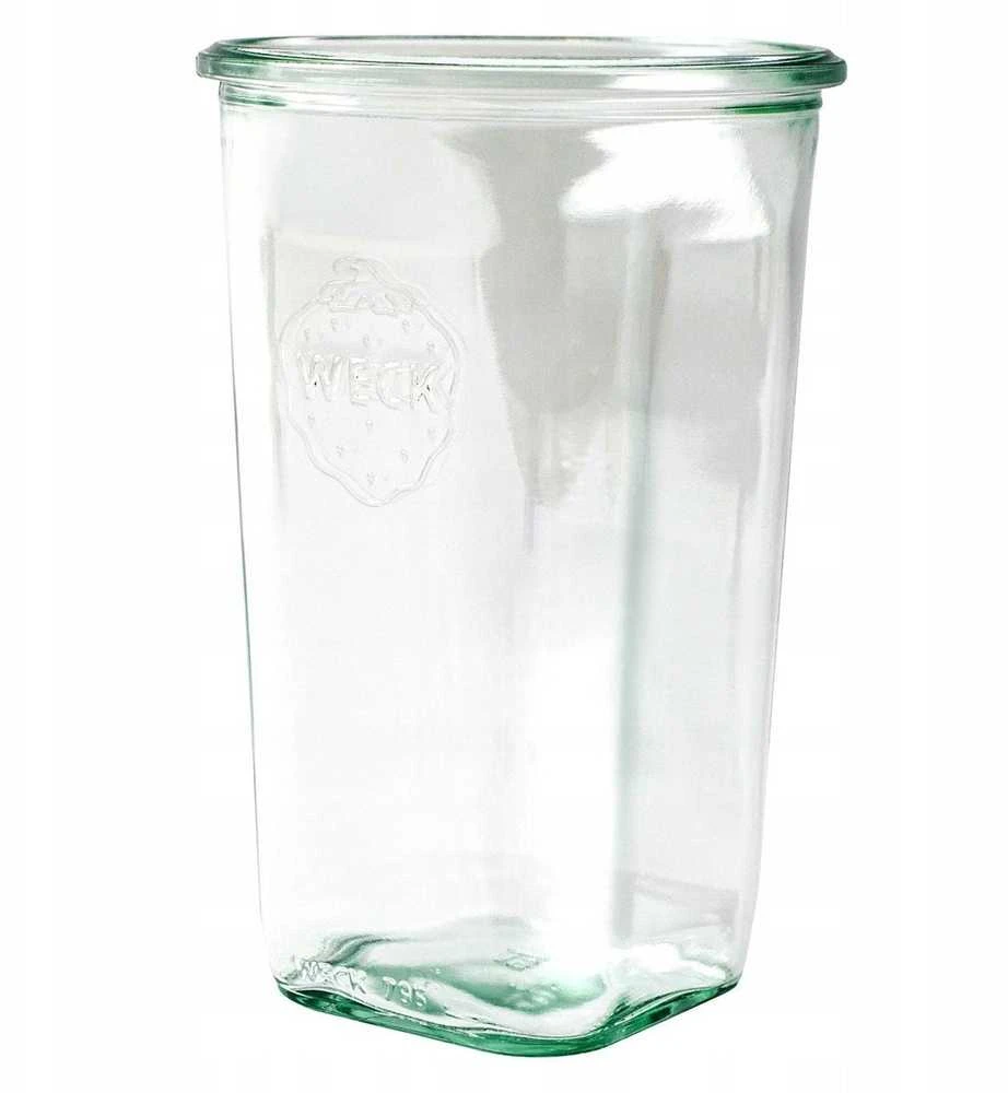 Weck Stiklainis, 795 ml, Quadro, 6 vnt.