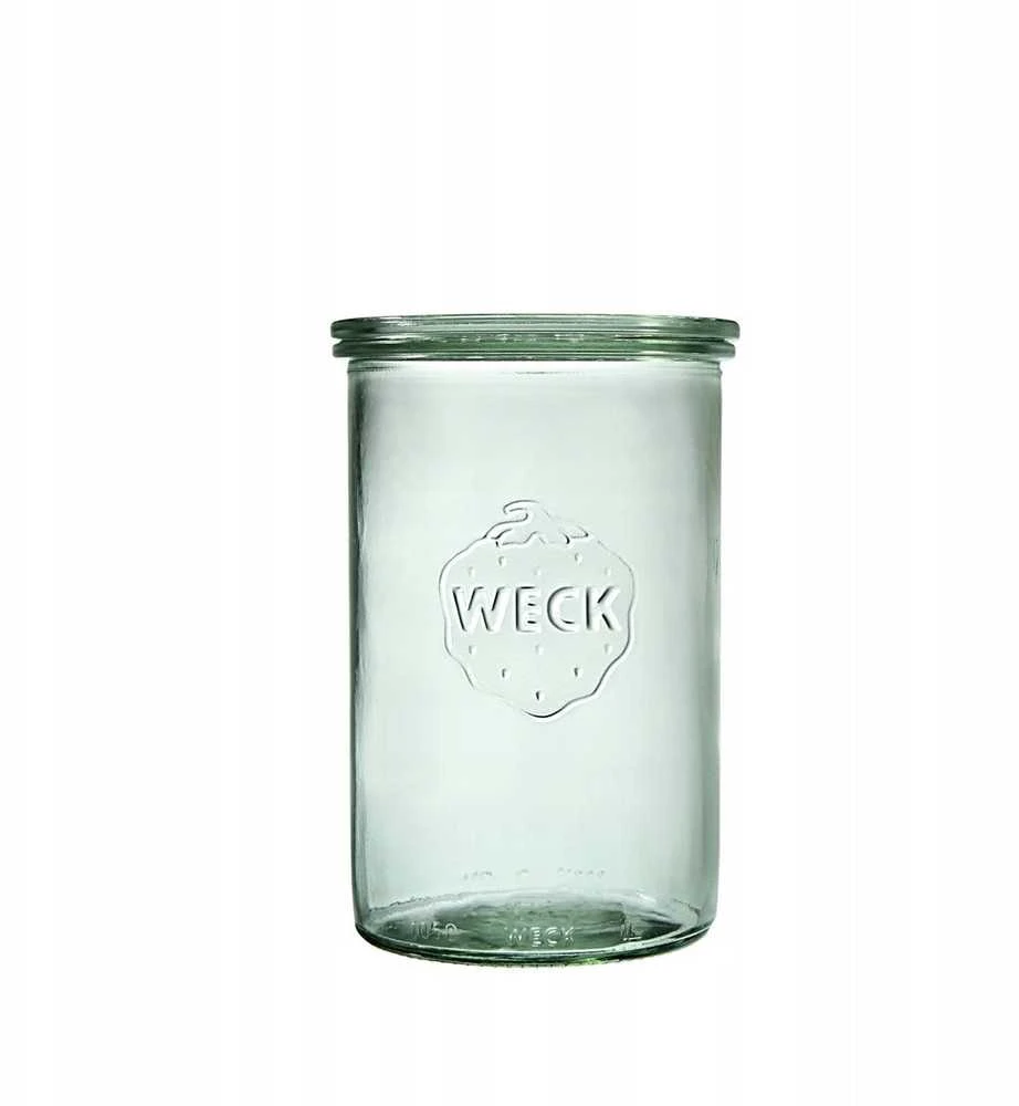 Weck Cylinder jar, 1 l, Zylinder, 6 pcs