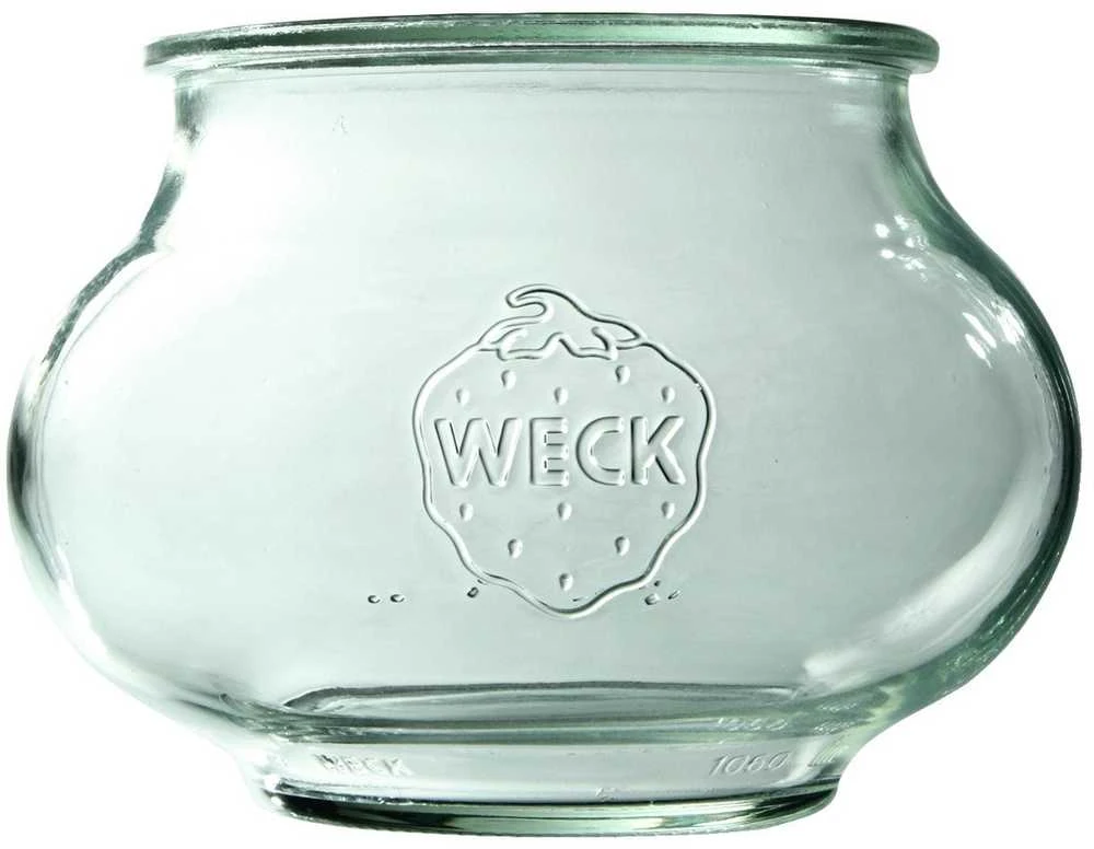 Weck Stiklainis, 1062 ml, su dangteliu, „Deco“, 4 vnt.