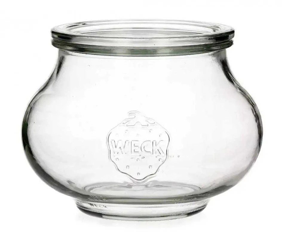 Weck Stiklainis, 220 ml, su dangteliu, „Deco“, 12 vnt.