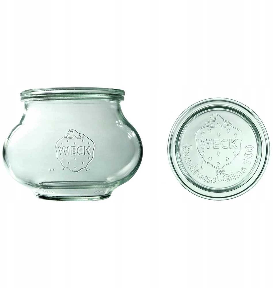 Weck Stiklainis, 220 ml, su dangteliu, „Deco“, 12 vnt.