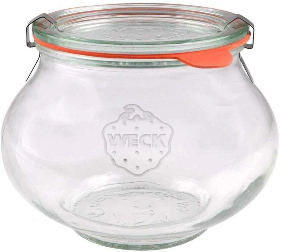 Weck Stiklainis, 220 ml, su dangteliu, „Deco“, 12 vnt.