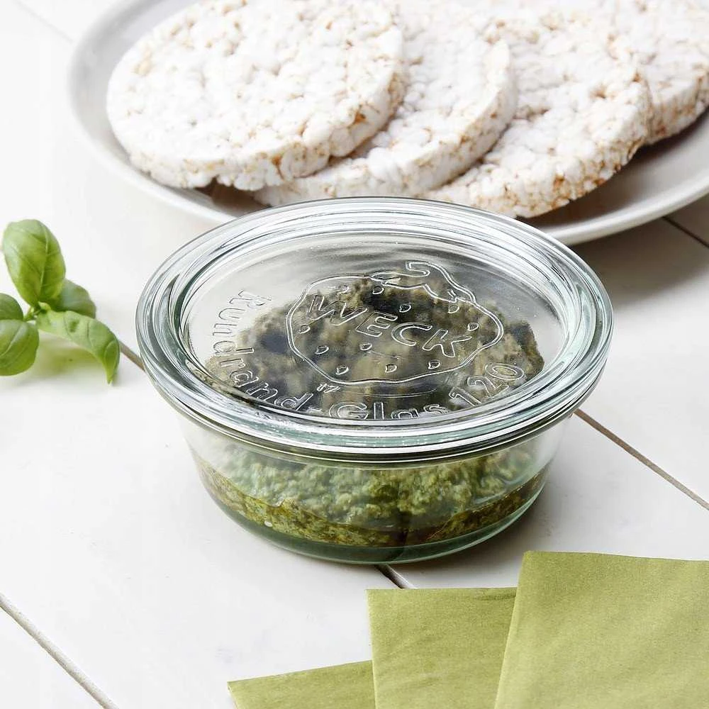 Weck Deli stiklainis 100 ml su dangteliu – 6 vnt. pakuotė