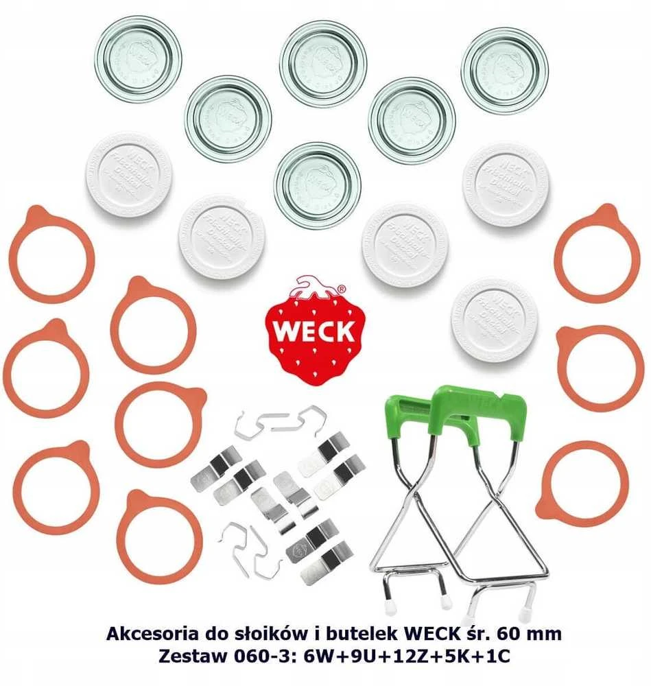 Weck Deli indelis 200 ml (6 vnt), pok, usz, zap x2