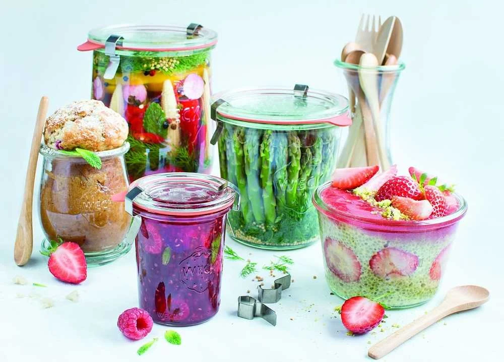 Weck Deli stiklainis su dangteliu, 370 ml – pakuotėje 6 vnt.
