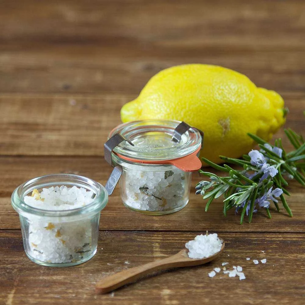 Weck Stiklainis, 35 ml, su dangteliu, Mini-Sturz, 12 vnt.