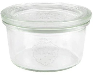 Weck Stiklainis, 165 ml, su dangteliu, Mini-Sturz, 12 vnt.