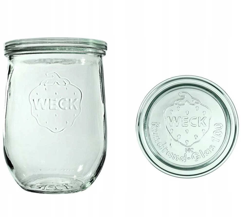 Stiklainis, 1062 ml, su dangteliu, „Tulip“, 6 vnt.