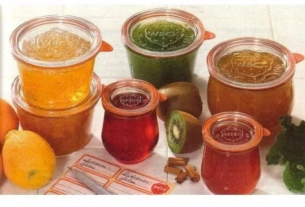 Weck WECK liejimo indeliai 0,5 l, 4 vnt. rinkinys
