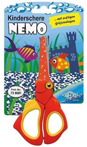 Wedo Nemo vaikiškos žirklės žuvytės dizainas