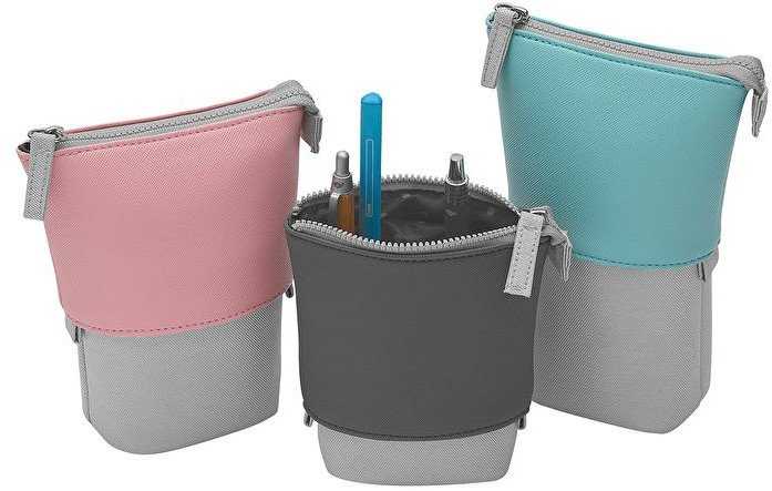 Penalas Wedo WEDO Schulmäppchen my Butler 2 in 1 pflegeleichtes rosa/grau