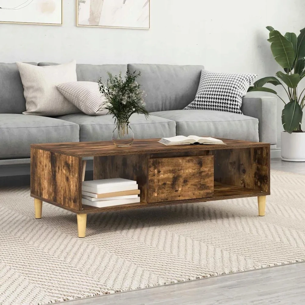 Kavos staliukas Rūkyta ąžuolas 102 x 55 x 35 cm