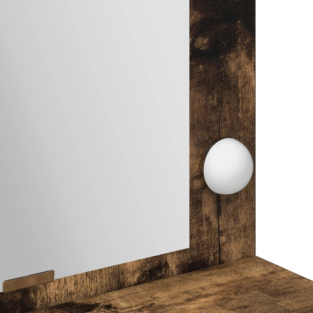 Makiažo stalas Rūkyta ąžuolas 100 x 41 x 135 cm