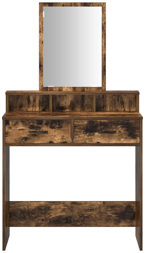 Makiažo stalas Rūkyta ąžuolas 79 x 41 x 140 cm Apdirbta mediena