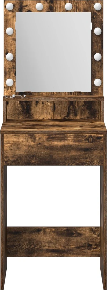 Makiažo stalas Rūkyta ąžuolas 50 x 41 x 135 cm Apdirbta mediena