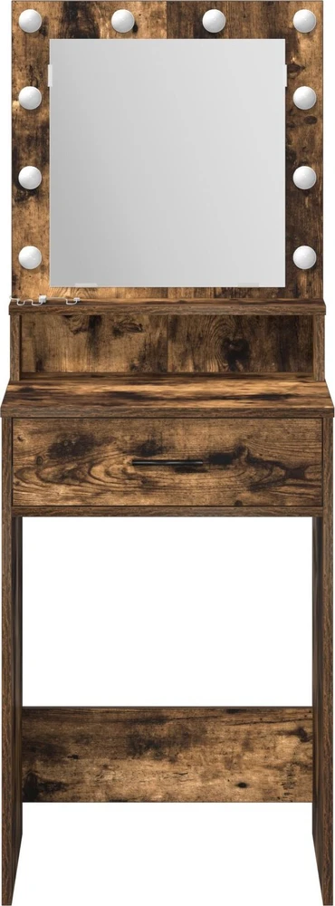 Makiažo stalas Rūkyta ąžuolas 50 x 41 x 135 cm Apdirbta mediena