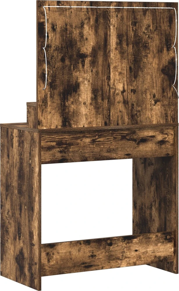Makiažo stalas Rūkyta ąžuolas 79 x 41 x 135 cm Apdirbta mediena