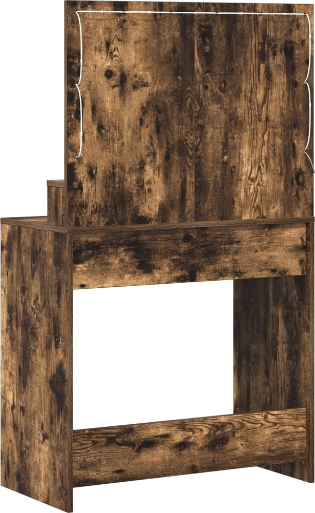 Makiažo stalas Rūkyta ąžuolas 75,5 x 41 x 135 cm