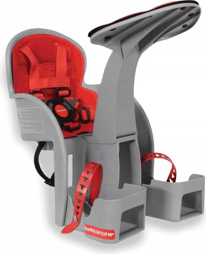 WeeRide Safe Front Classic Raudona dviračio sėdynė