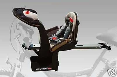WeeRide Safe Front Deluxe Denim dviračio kėdutė