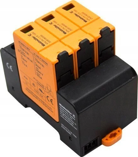 Weidmuller C klasės viršįtampių iškroviklis VPU PV II 3 R 1000 2530180000