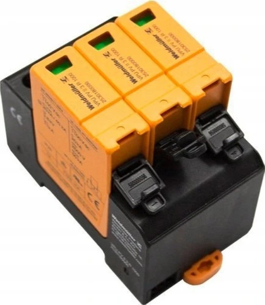 Weidmuller C klasės viršįtampių iškroviklis VPU PV II 3 R 1000 2530180000