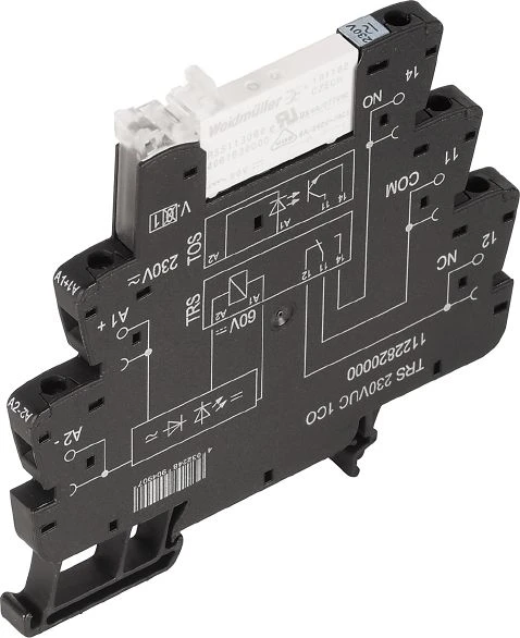 Weidmuller 1122780000 Pramoninė relė 1P 6A 24V AC/DC TRS 24VUC 1CO 1122780000