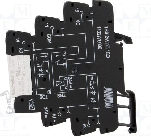 Weidmuller Pramoninis siųstuvas 1P 6A 24V DC TRS 24VDC 1CO (1122770000)