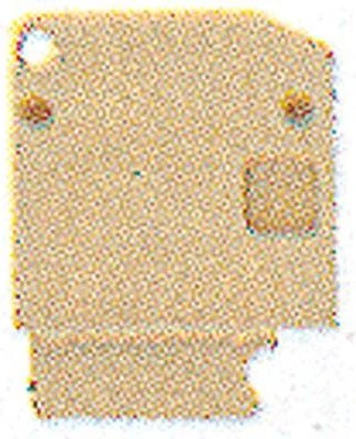 Weidmuller 0380360000 Smėlio spalvos galinė sienelė AP ASK1 0380360000 /20 vnt./