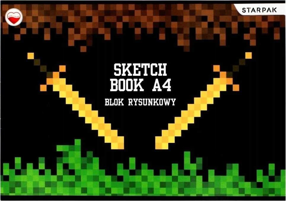 Wektor Blok rysunkowy A4/20K balta (10vnt)
