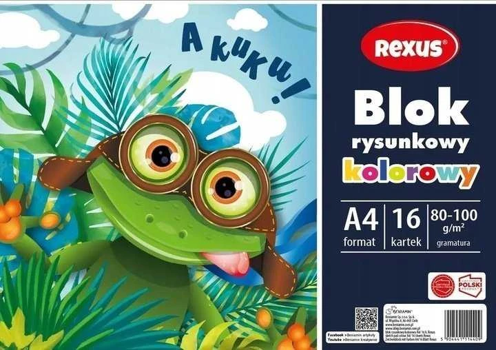 Wektor Vektorinis piešimo blokas A4/16K spalvotas (10 vnt.)
