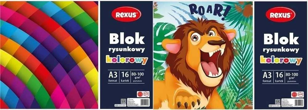 Wektor Vektorinio piešimo blokas A3/16K spalvotas (10 vnt.)